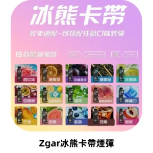 ZGAR PROJECT-D冰熊卡帶15000口可調節功率+大電池續航